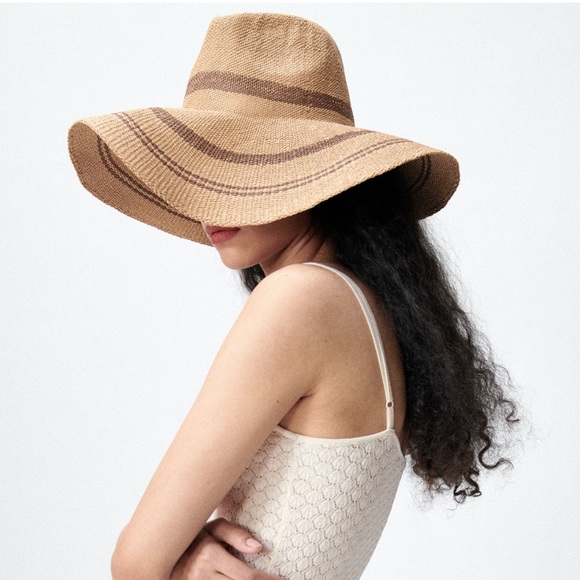 Zara Woven Hat - Picture 1 of 6
